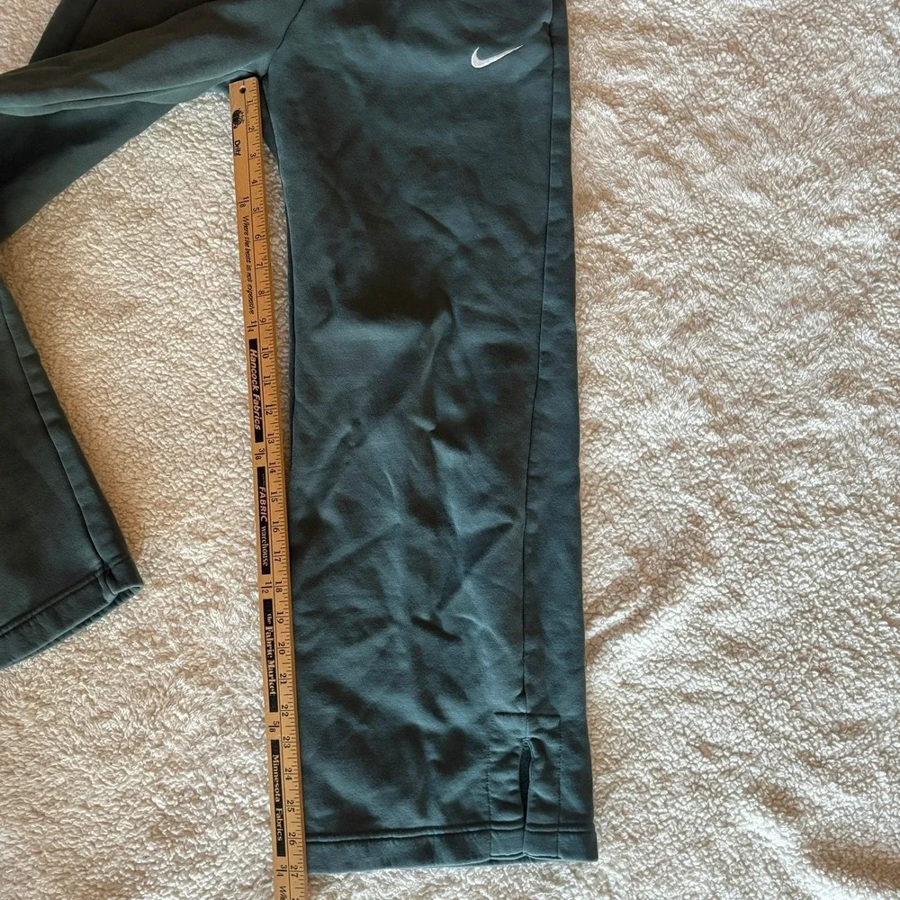 Nike Phoenix Fleece Oversized Hoodie and Wide Leg Sweatpants Set Green Small